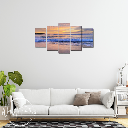 5-Panel Wide Photo Printed Canvas