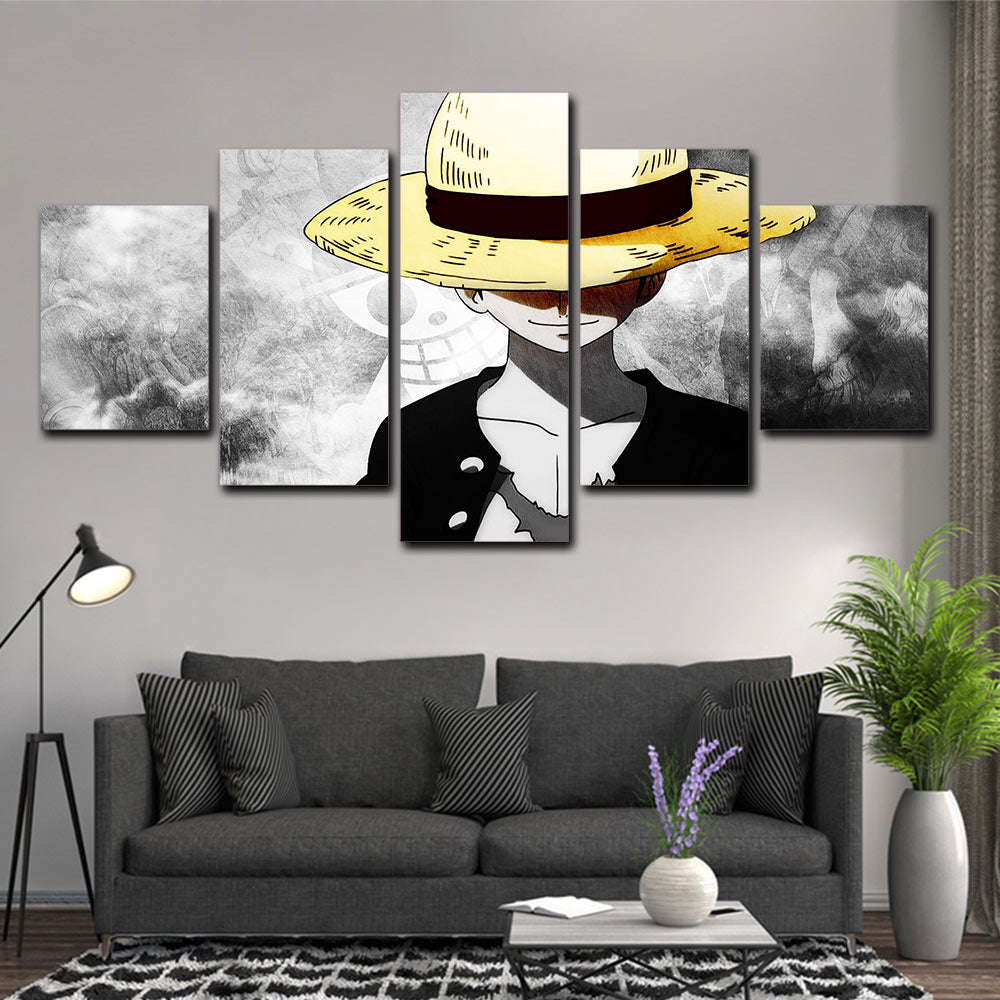 Straw Hat Luffy 5 Pieces Canvas